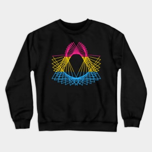 Pansexual Flag Crewneck Sweatshirt